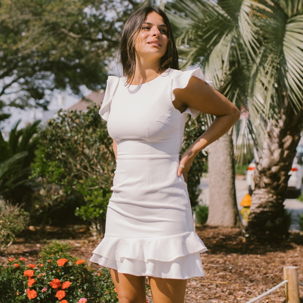 White dress